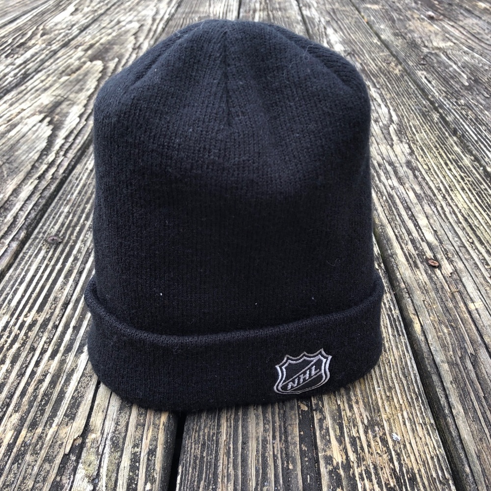 Black Reebok NHL Beanie